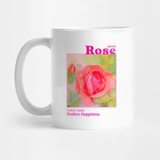 Pink Rose - Perfect Happiness Flower Language Mug